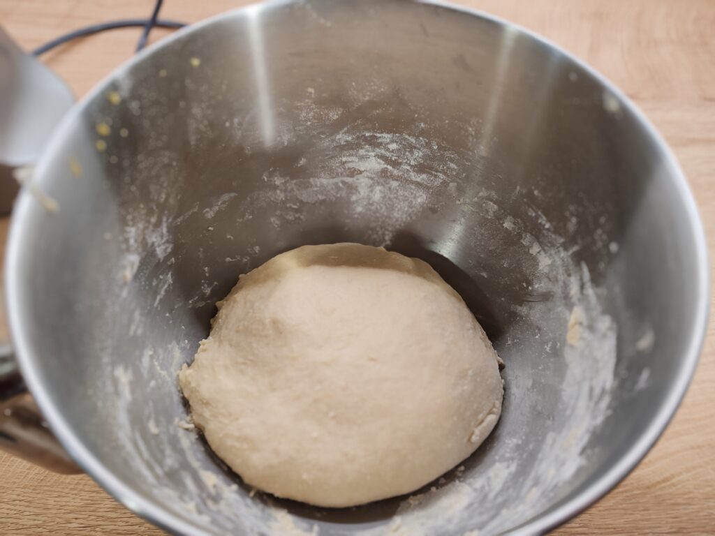 Fánktészta kelesztés előtt