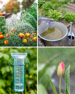 Vízgyűjtés a kertben kollázs 2